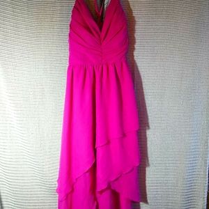 Pink formal length dress